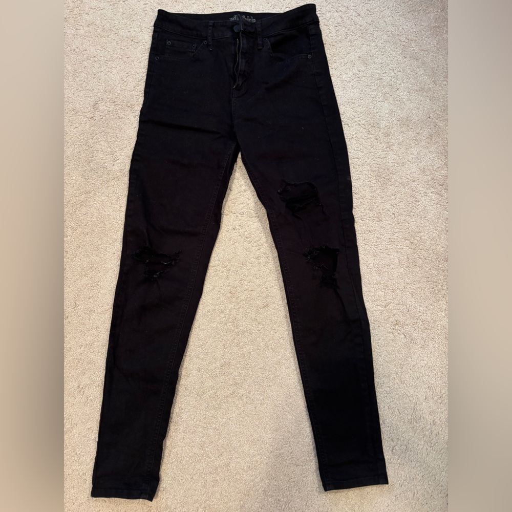 Wild Fable Black Distressed Skinny Jeans